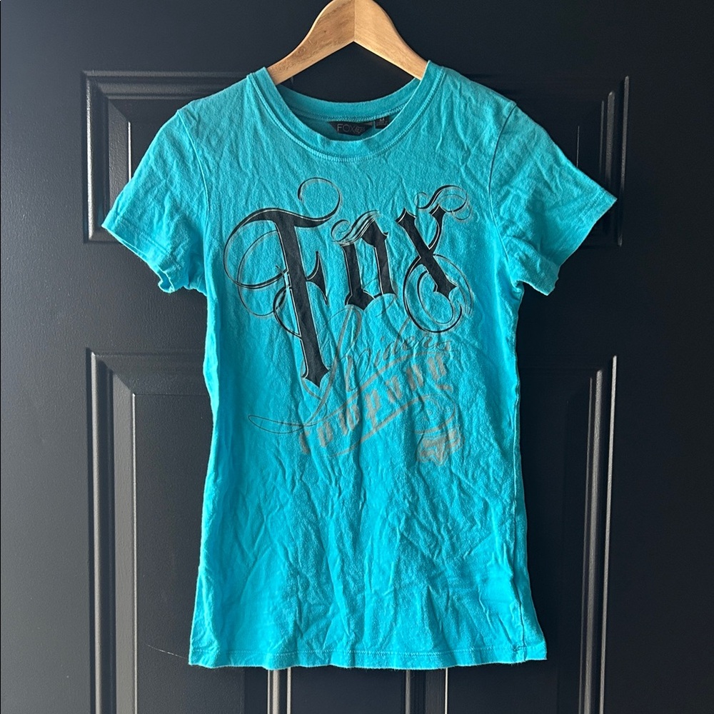 Fox Women’s Turquoise Graphic Short Sleeve Tee